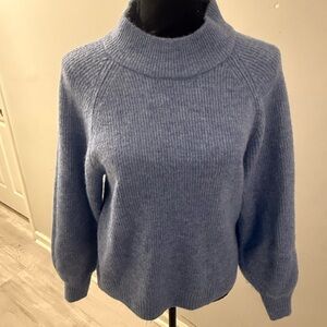GAP Cozy Blue Cowl Neck Sweater